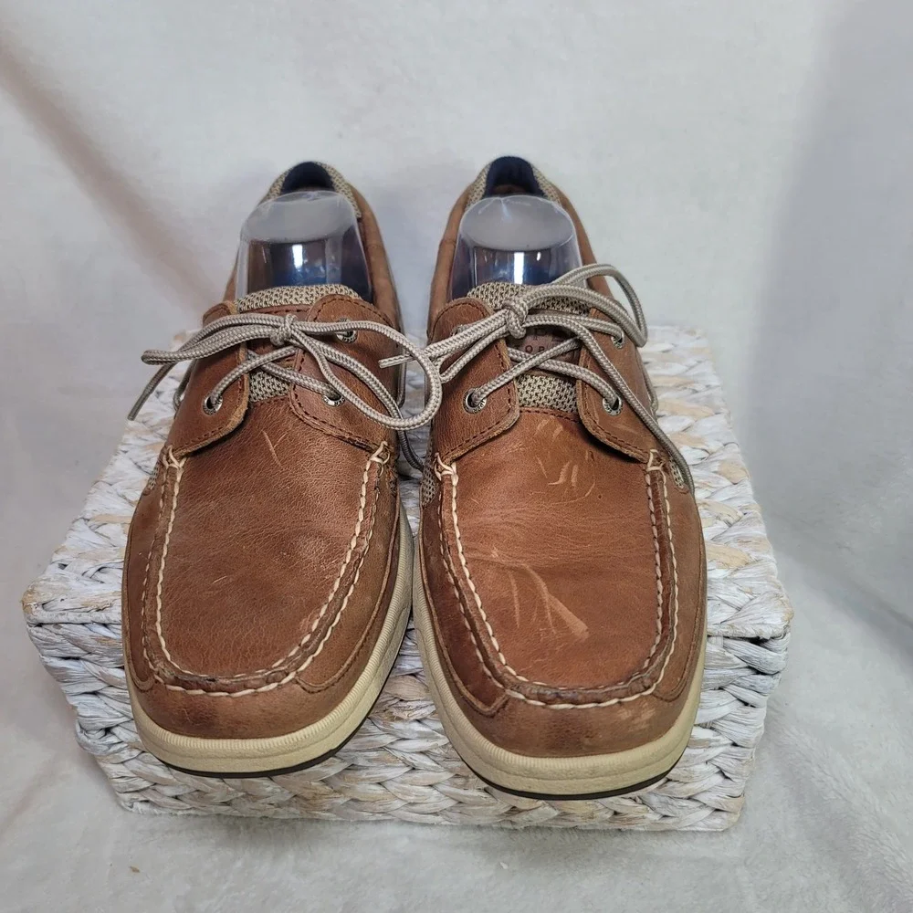 Sperry Top Sider Nautical Preppy Boat Shoes Loafers Leather Coastal Size 12 M